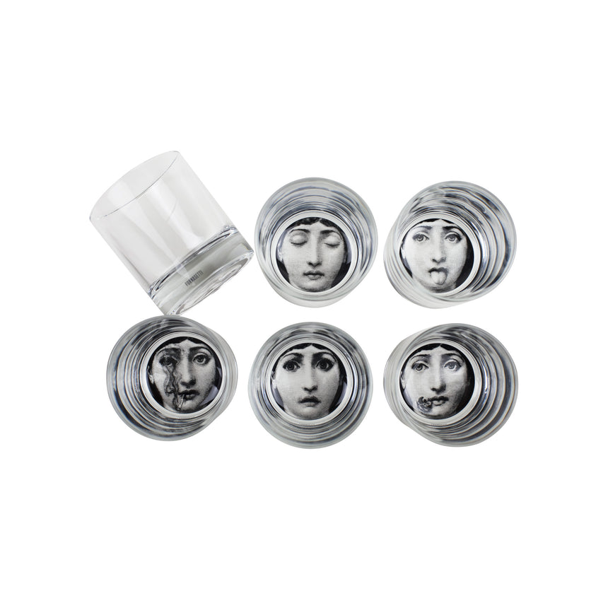 Fornasetti - Set of 6 drinking glasses