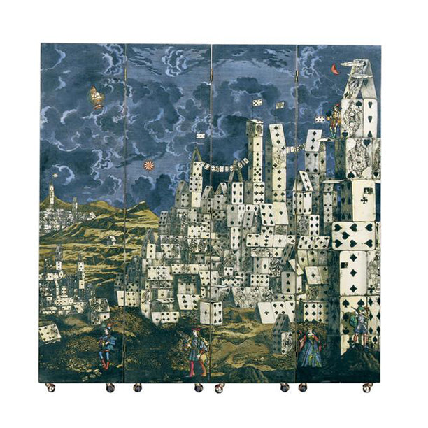 Fornasetti plate gold leaf #96