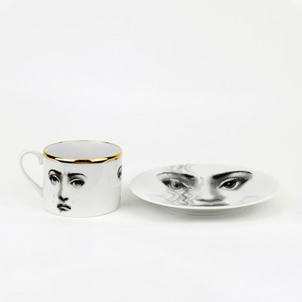 Fornasetti Set of 6 Cups and Saucers