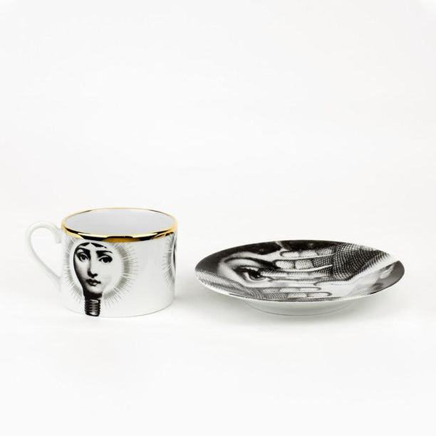 Fornasetti Set of 6 Cups and Saucers
