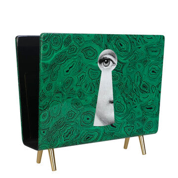 Fornasetti Malachite Magazine Rack