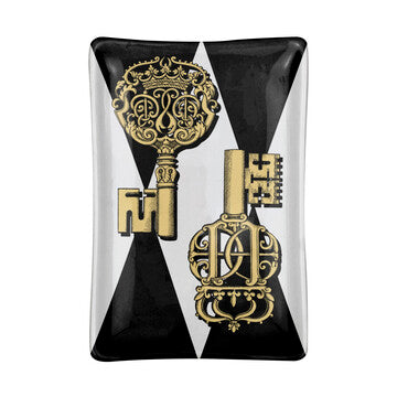 Fornasetti - Gold / Black and White Tray
