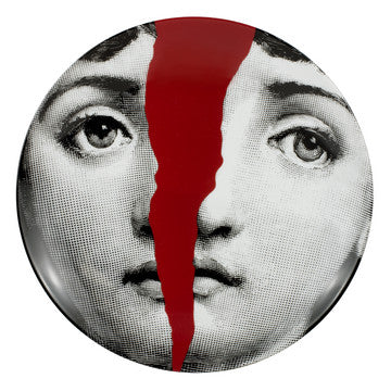 Fornasetti gold leaf plate #112