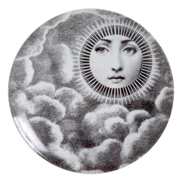 Fornasetti gold leaf plate #112