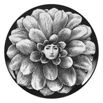 Fornasetti gold leaf plate #112