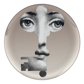 Fornasetti plate gold leaf #96