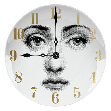 Fornasetti gold leaf plate #74
