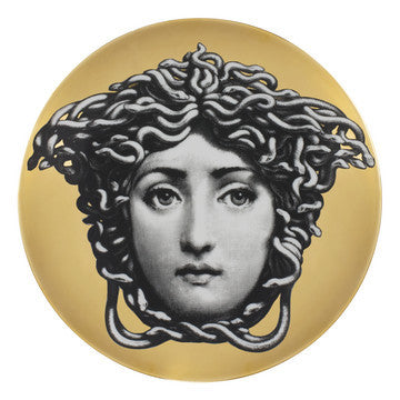 Fornasetti plate gold leaf #217