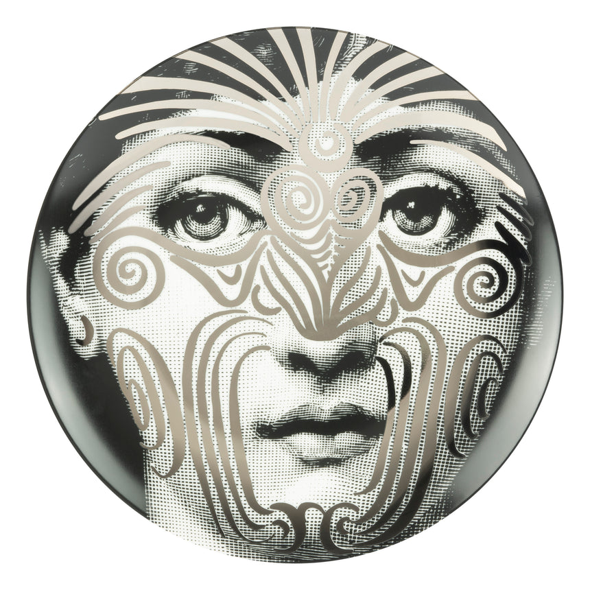 Fornasetti plate gold leaf #362