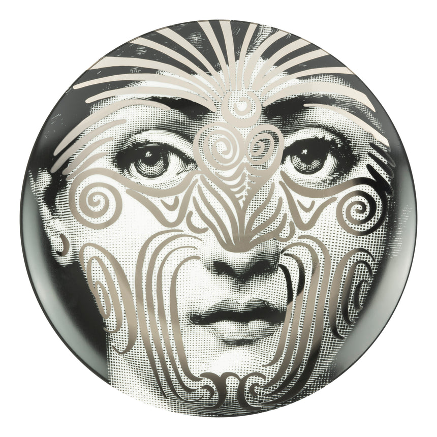 Fornasetti plate gold leaf #96
