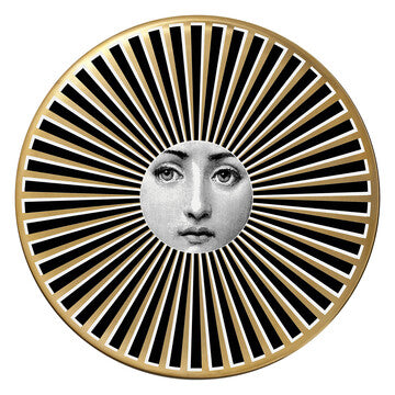 Fornasetti plate gold leaf #140