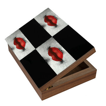 Fornasetti Wooden Box Kiss Colour