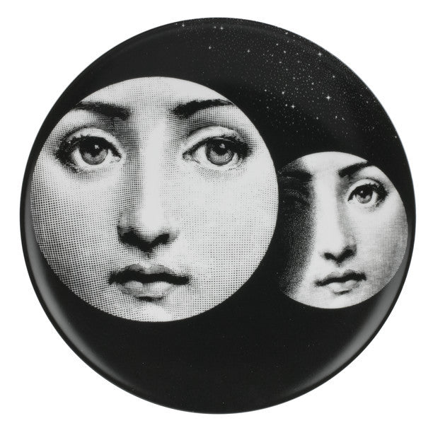 Fornasetti gold leaf plate #112