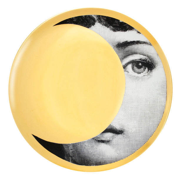 Fornasetti plate gold leaf #34