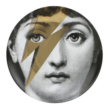 Fornasetti plate gold leaf #160